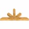 Ekena Millwork Saratoga Rough Sawn Timber Gable Bracket, Western Red Cedar, 48"W x 26"H x 4"D x 4"F, 13/12 Pitch GBW048X26X0404SAR00RWR - alternate 4